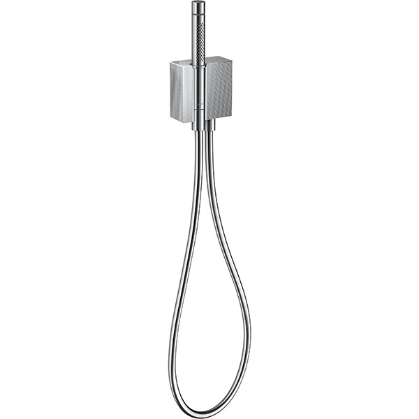 Hansgrohe Schlauchanschl.u.Brausenhalter Axor Edge Diamantschliff chrom m.Stabhandbr.