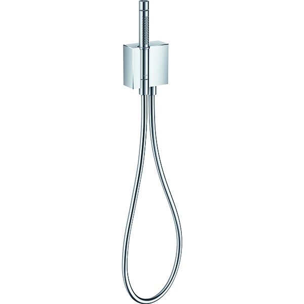 Hansgrohe Schlauchanschl.u.Brausenhalter Axor Edge Diamantschliff chrom m.Stabhandbr.