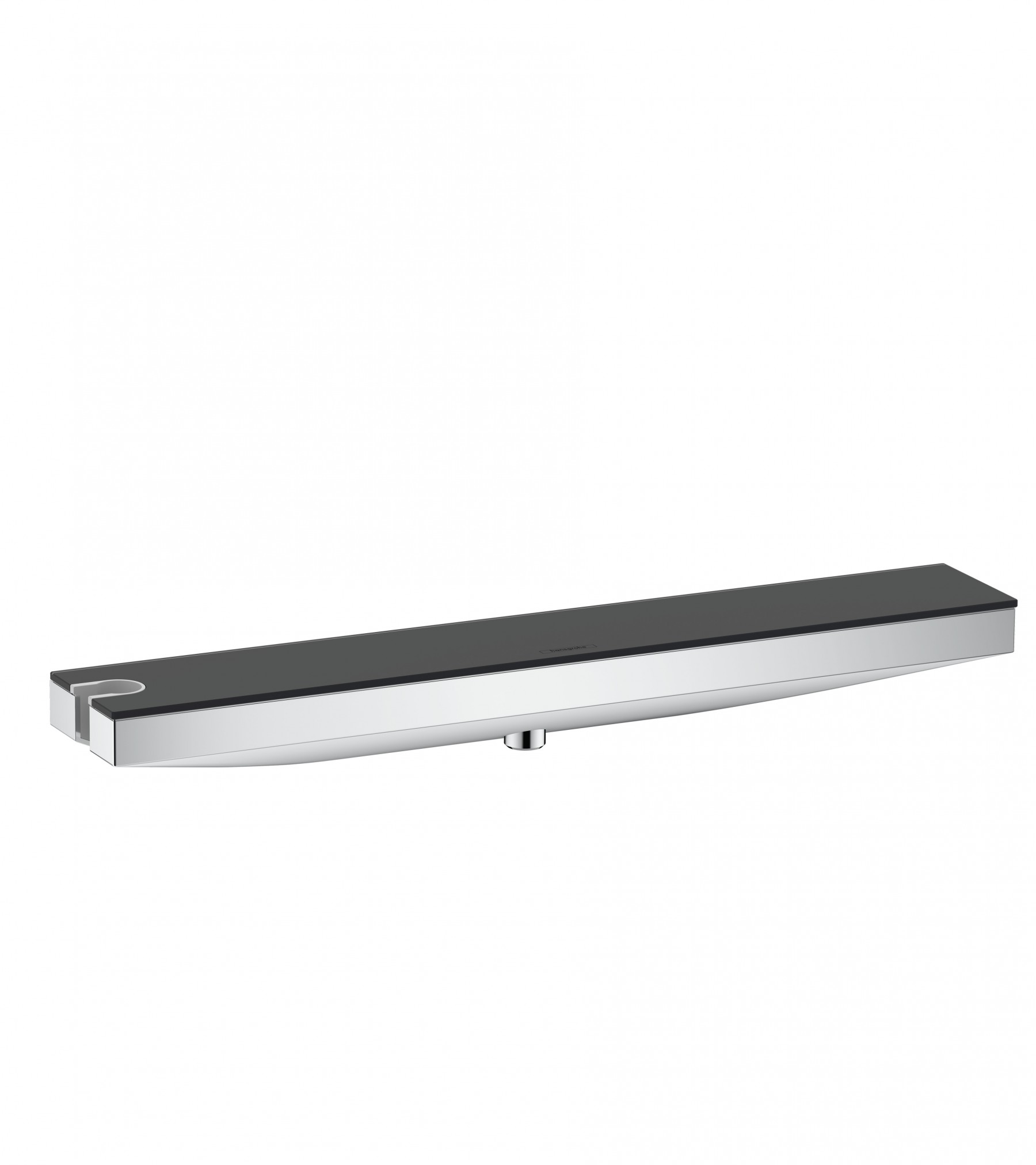 Hansgrohe Schlauchanschluss Rainfinity Porter 500 chrom mit Ablage L