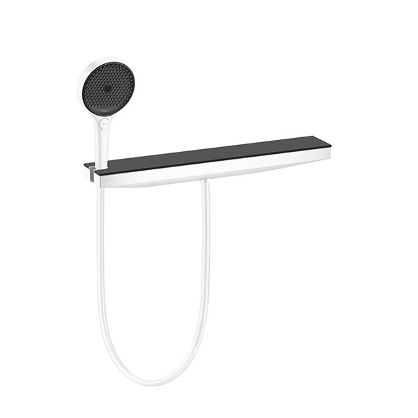 Hansgrohe Schlauchanschluss Rainfinity Porter 500 mattweiss mit Ablage L