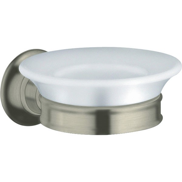 Hansgrohe Seifenschale Axor Montreux mit Halter, nickel gebürstet 42033820