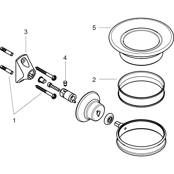 Hansgrohe Seifenschale Axor Montreux mit Halter, nickel gebürstet 42033820