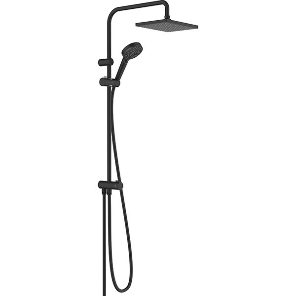 Hansgrohe Showerpipe 230 1jet Vernis Shape Reno mattschwarz