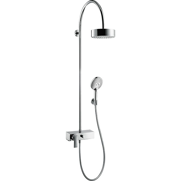 Hansgrohe Showerpipe AXOR Citterio chrom mit Brausenmischer Aufputz