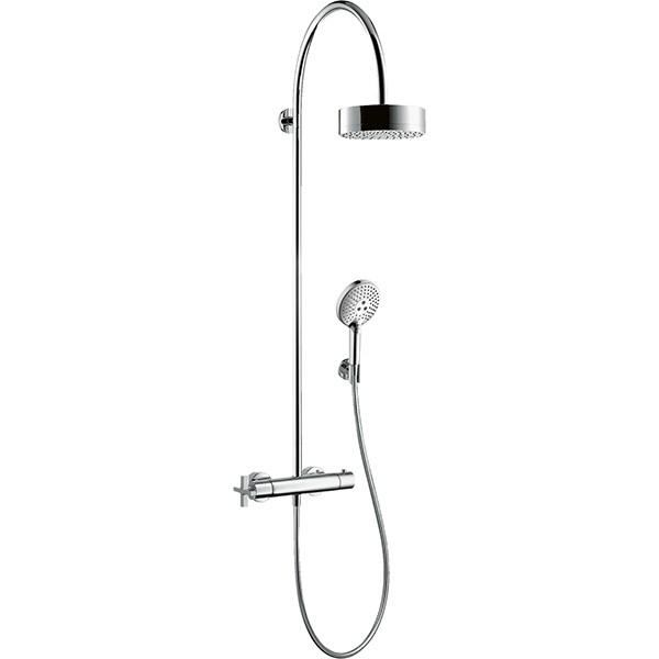 Hansgrohe Showerpipe Axor Citterio chrom mit Thermostat Aufputz