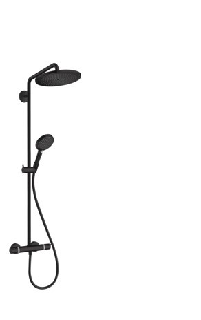 Hansgrohe Showerpipe Croma Select S 280 EcoSmart mit Raindance HB mattschwarz