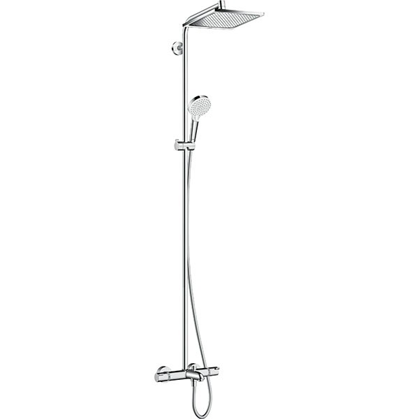Hansgrohe Showerpipe Crometta E 240 für Wanne chrom mit Thermostat