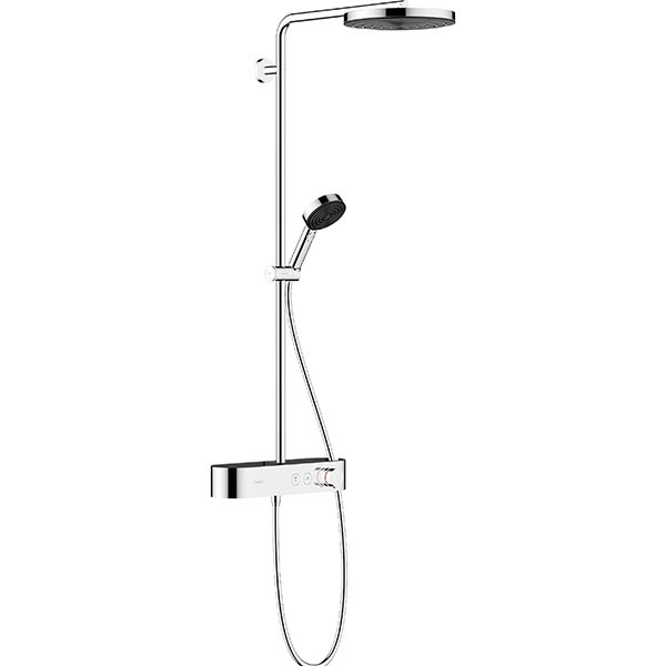 Hansgrohe Showerpipe Pulsify 260 1jet mit Brausethermostat Aufputz chrom