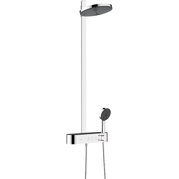 Hansgrohe Showerpipe Pulsify 260 2jet EcoSmart mit Brausethermostat Aufputz chrom