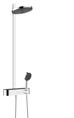 HG Showerpipe Pulsify 260 2jet mit Brausethermostat Aufputz chrom