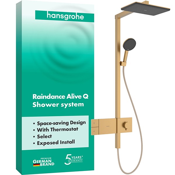 Hansgrohe Showerpipe Raindance Alive Q  210/340 1jet mit Thermostat BBR