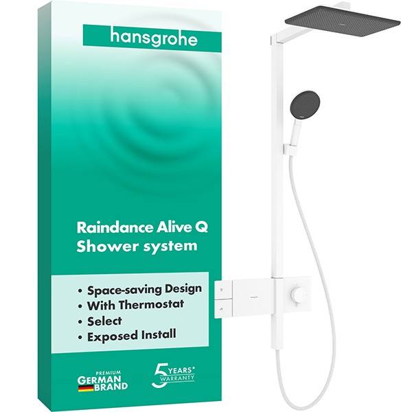 Hansgrohe Showerpipe Raindance Alive Q  210/340 1jet mit Thermostat MW
