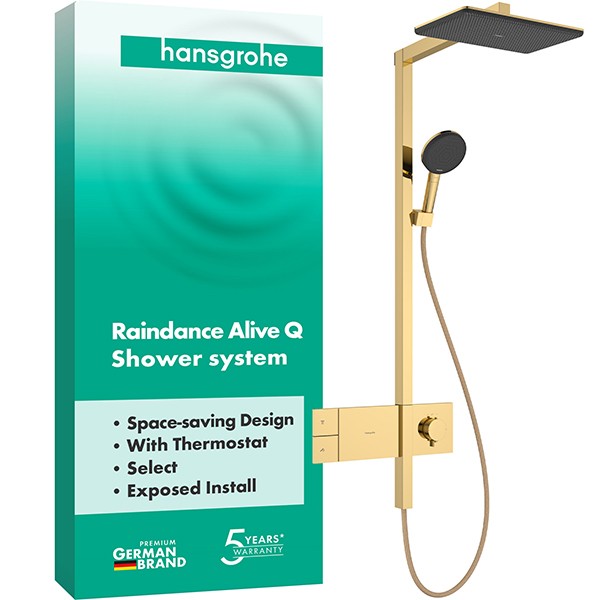 Hansgrohe Showerpipe Raindance Alive Q  210/340 1jet mit Thermostat PGO