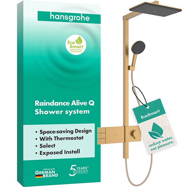 Hansgrohe Showerpipe Raindance Alive Q  210/340 2jet EcoSmart Thermostat BBR