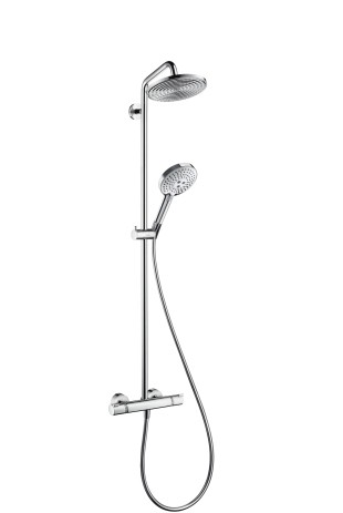 Hansgrohe Showerpipe Raindance Select chrom mit Kopfbrause Raindance Air 1jet 240mm