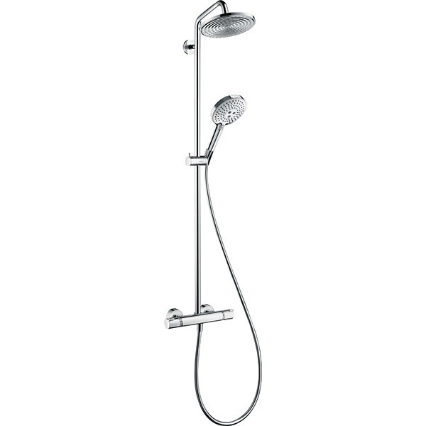 Hansgrohe Showerpipe Raindance Select chrom mit Kopfbrause Raindance Air 1jet 240mm
