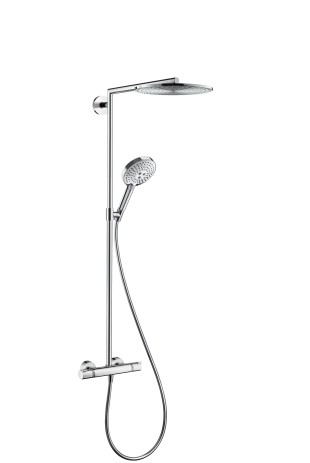 Hansgrohe Showerpipe Raindance Select chrom mit Kopfbrause Raindance Air 1jet 300mm