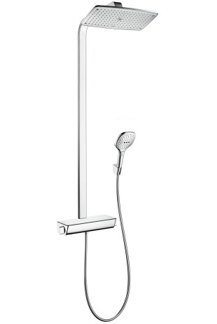 Hansgrohe Showerpipe Raindance Select chrom mit Kopfbrause Raindance E Air 1jet 360mm