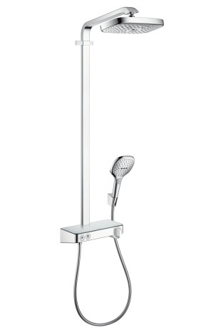 Hansgrohe Showerpipe Raindance Select chrom mit ShowerTablet KB Raindance E Air 2jet 300