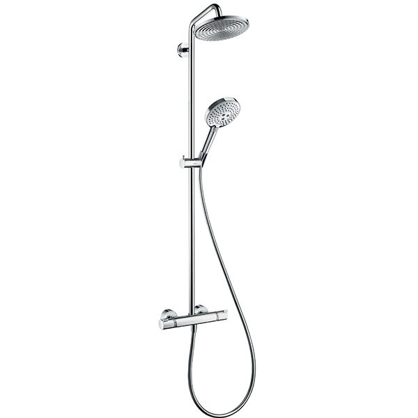 Hansgrohe Showerpipe Raindance Select Wanne chr.Kopfbrause Raindance Air 1jet 240mm