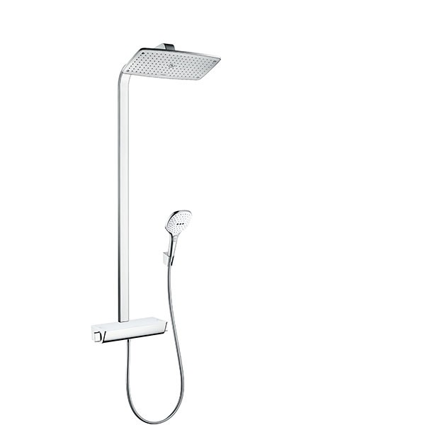 Hansgrohe Showerpipe Raindance Select weiss/chr KB Raindance E Air 1jet 360mm EcoSmart
