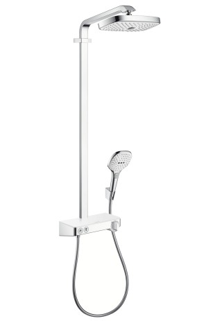 HG Showerpipe Raindance Select weiss/chr ShowerTablet KB Raindance E Air 2jet 300