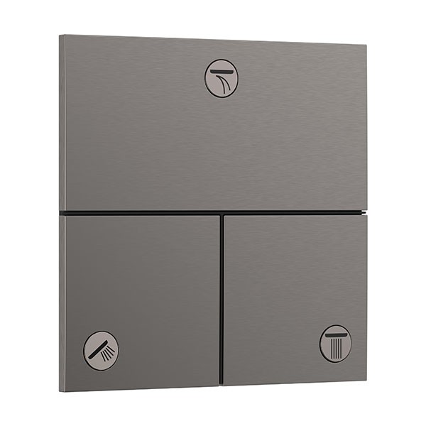 Hansgrohe ShowerSelect Comfort E Ventil Unterputz für 3 Verbraucher Brushed Black Chrome
