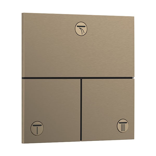 Hansgrohe ShowerSelect Comfort E Ventil Unterputz für 3 Verbraucher Brushed Bronze