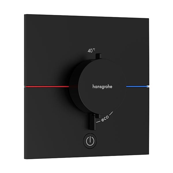 Hansgrohe ShowerSelect Comfort E Ventil Unterputz für 3 Verbraucher Mattschwarz