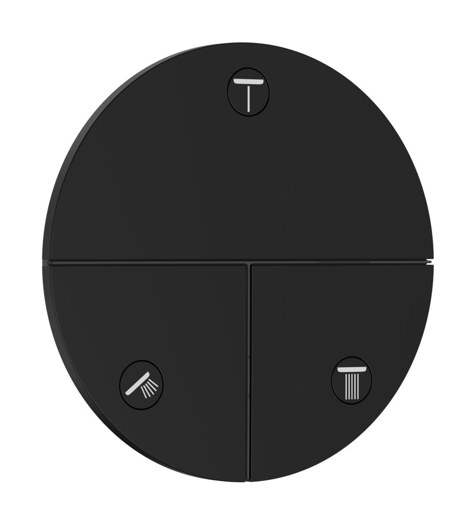 Hansgrohe ShowerSelect Comfort S Ventil Unterputz für 3 Verbraucher Mattschwarz