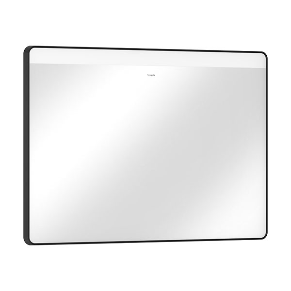 Hansgrohe Spiegel Xarita Lite Q 1000/30 m.hor.LED Beleuchtung Wandschalter Matt Black