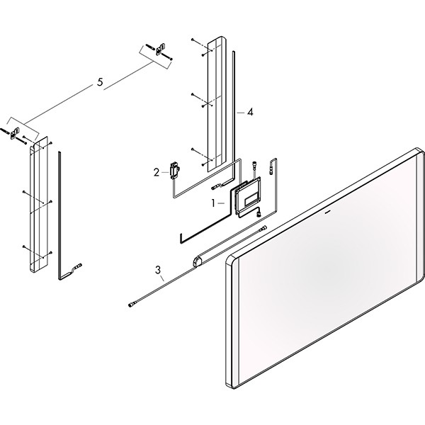 Hansgrohe Spiegel Xarita Lite Q 600/30 m.seitl.LED Beleuchtung IR Sensor Matt White