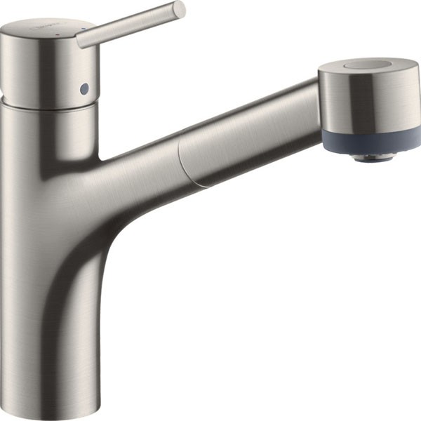 Hansgrohe Spültischmischer 170 mit SBox Ausziehbr.M5216-H170ST edelstahl-optik