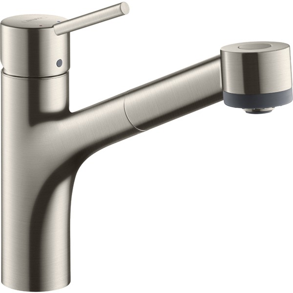 Hansgrohe Spültischmischer 170 mit SBox Ausziehbr.M5216-H170ST edelstahl-optik