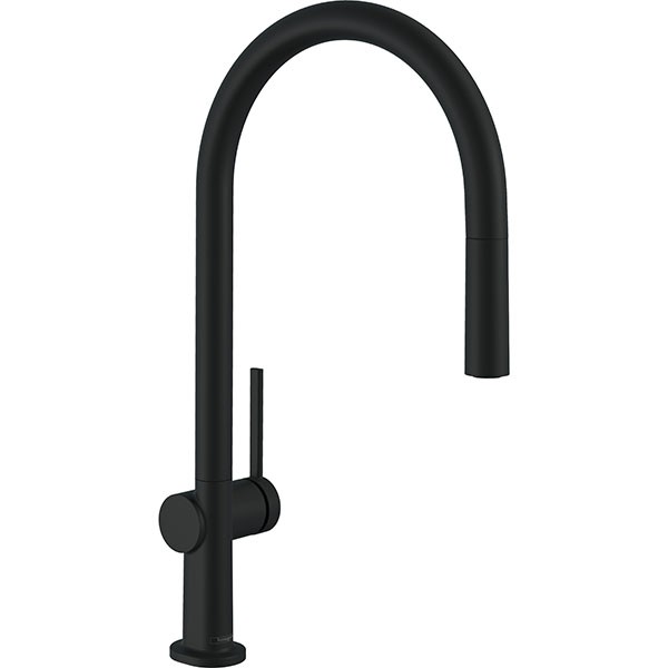 Hansgrohe Spültischmischer 210 Talis M54 Ausziehauslauf 1jet mattschwarz