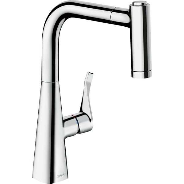 Hansgrohe Spültischmischer 220 mit sBox Ausziehbrause M7116-H220 chrom