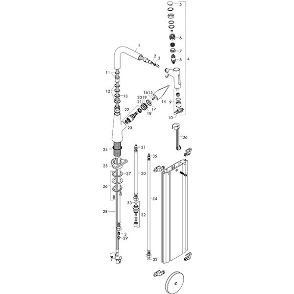 Hansgrohe Spültischmischer 220 Select 2jet sBox Ausziehbrause M5117-H220 edelstahl-optik