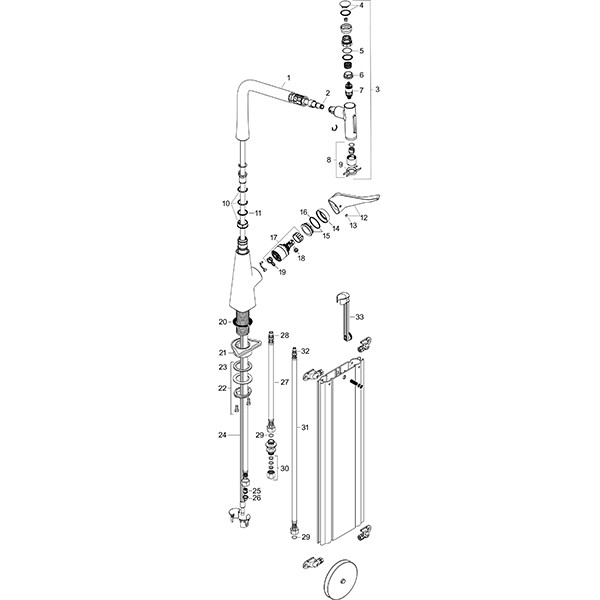 Hansgrohe Spültischmischer 320 Select 2jet sBox Ausziehbrause M7117-H320 edelstahl-optik