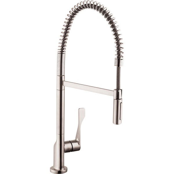 Hansgrohe Spültischmischer AXOR Citterio Semi-Pro steel optik