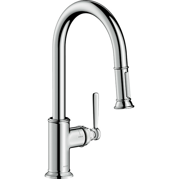 Hansgrohe Spültischmischer Axor Montreux chrom mit Ausziehbrause