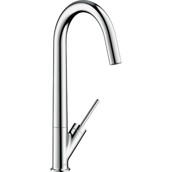 Hansgrohe Spültischmischer Axor Starck chrom mit schwenkbarem Auslauf