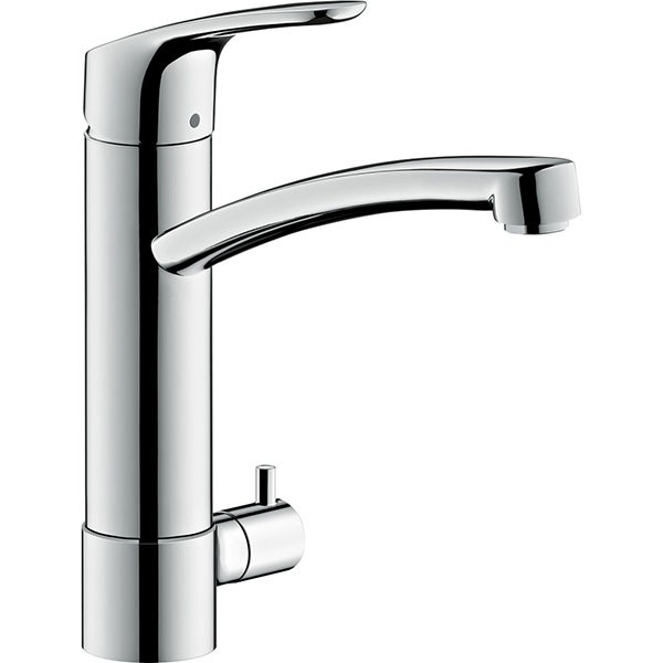 Hansgrohe Spültischmischer Focus Festauslauf chrom m.Geräteabsperrventil
