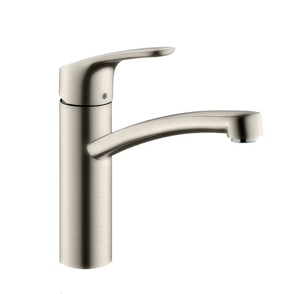 Hansgrohe Spültischmischer Focus Festauslauf edelstahl-optik