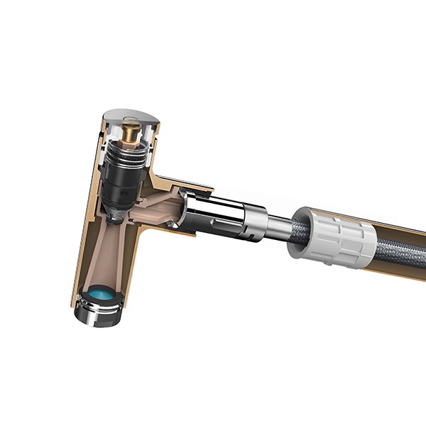 Hansgrohe Spültischmischer Metris chrom mit Ausziehauslauf