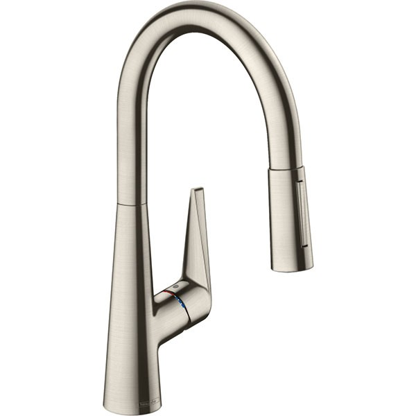 Hansgrohe Spültischmischer Talis S 200 edelstahl-optik mit Ausziehbrause