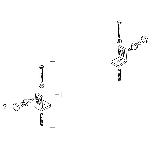 Hansgrohe StandWC EluPura Orig.S für aufge.Spü. 640 hor.Abg.spülrACF.HYE weiß