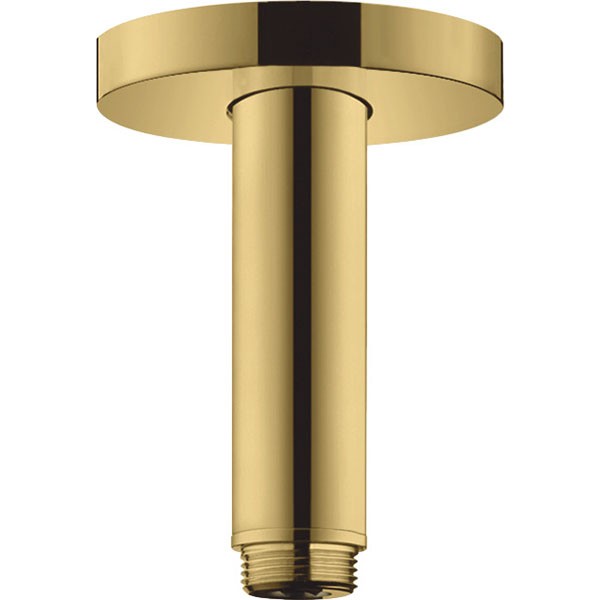 Hansgrohe Decken-Anschlussstück S DN15 100mm polished gold