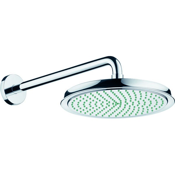 Hansgrohe Tellerkopfbrause Raindance Classic 240mm Air chrom mit Brausearm 383mm