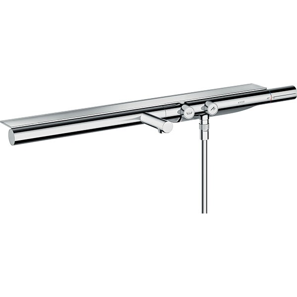 Hansgrohe Thermostat 800 Aufputz Axor chrom für Wanne