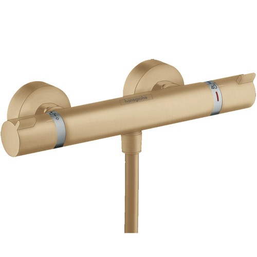 Hansgrohe Thermostat Ecostat Comfort Brausenmischer Aufputz DN15 Brushed Bronze